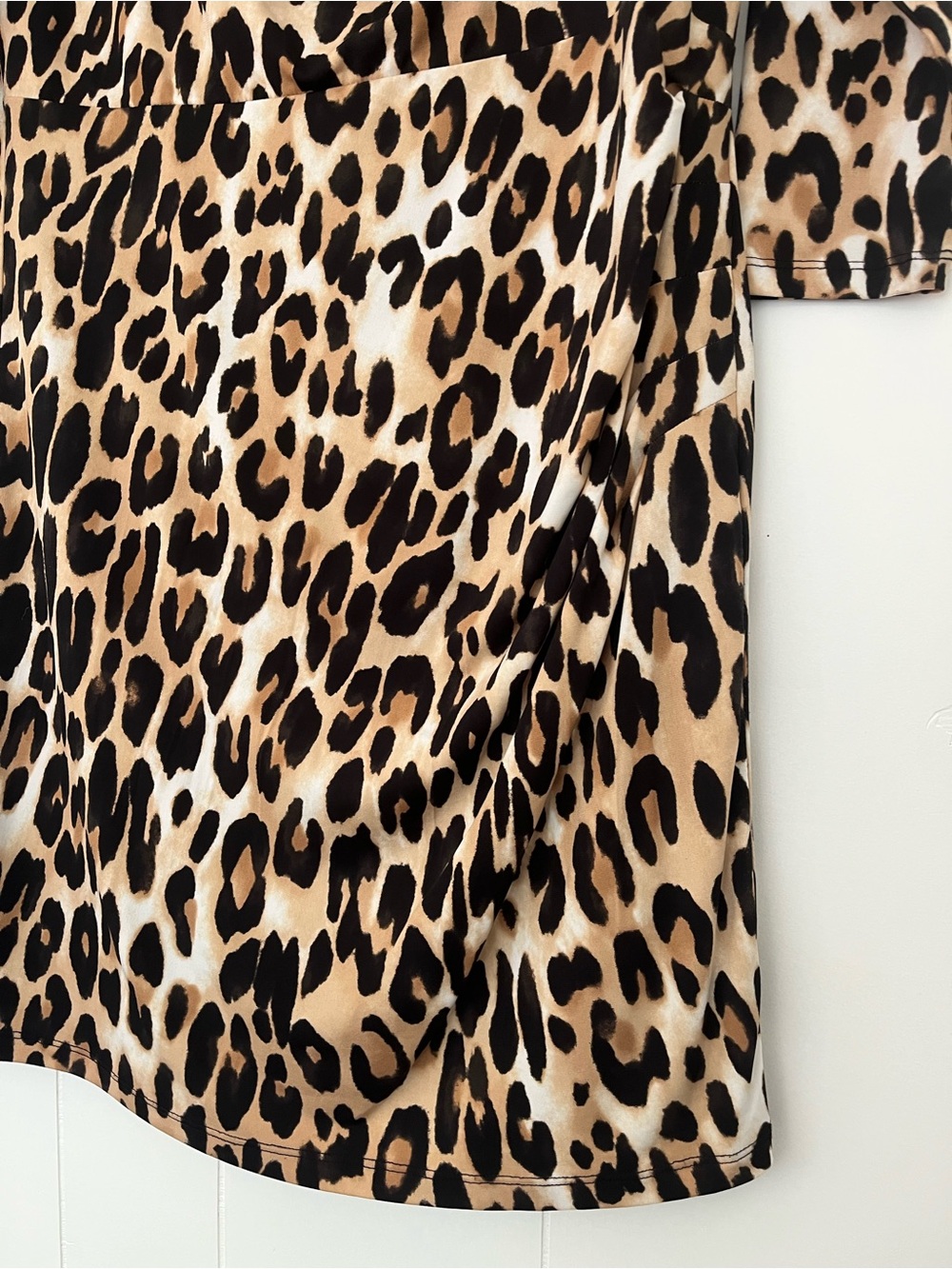 The Limited Animal Print Leopard Mini Dress Size Petite Large - Picture 10 of 16